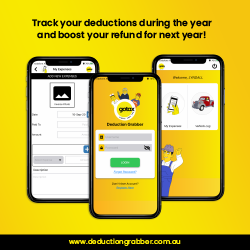 Track your Tax Deductions with our free tax recordkeeping app, Deduction Grabber
